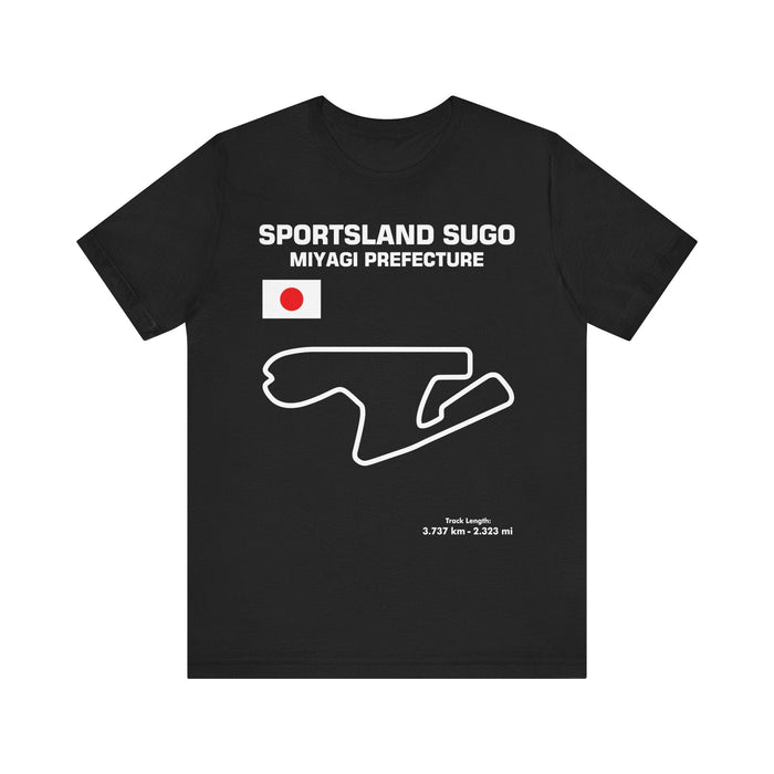 Sportsland Sugo Track Outline T-shirt for European Customers ONLY---Item prints and ships from within Europe