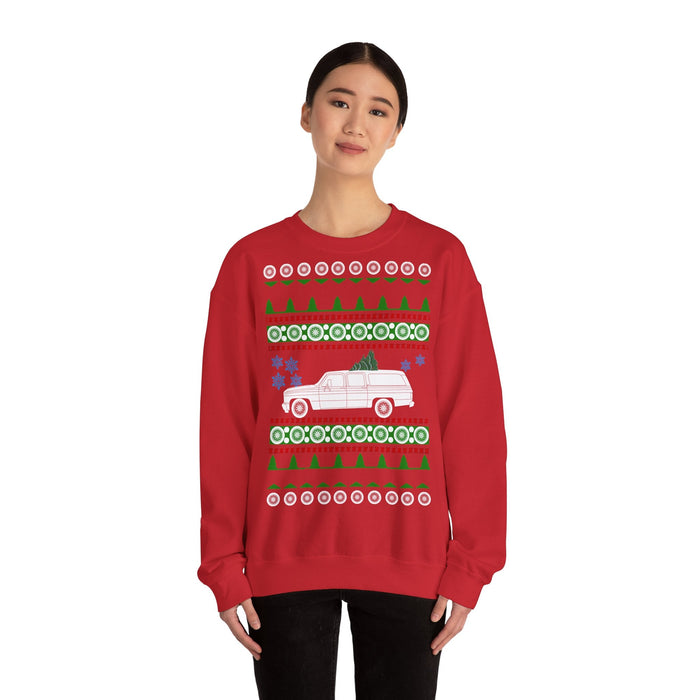 7th Gen Suburban Ugly Christmas Sweater For European Customers ONLY---Prints and ships from within  Europe