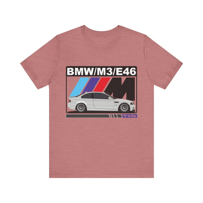 E46 M Stripes T-shirt (prints and ships from within Europe---only order if you reside in Europe)