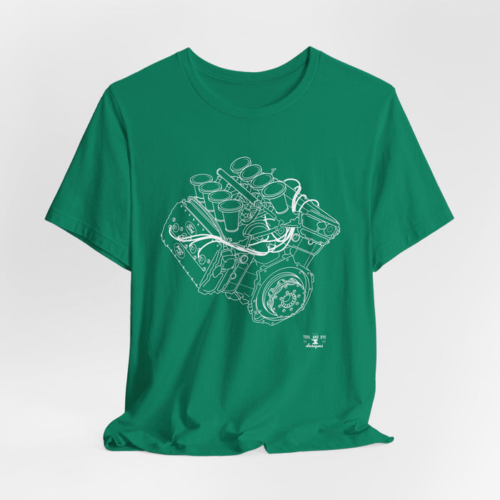 Engine Blueprint Series DFV Cosworth V8 for UK Customers ONLY--This item will print and ship from within the UK