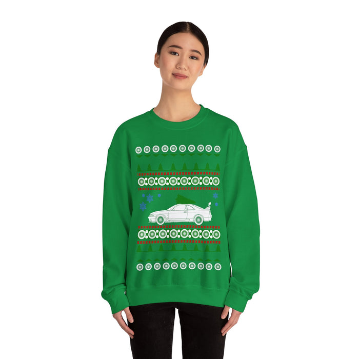 Nissan GTR R33 Skyline Ugly Christmas Sweater Sweatshirt Jumper for UK customers ONLY--prints and ships from within the UK