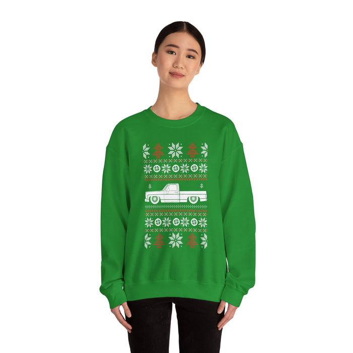 C10 Truck Ugly Christmas Sweater Sweatshirt for Canadian Customers ONLY--Prints and ships from within Canada v2