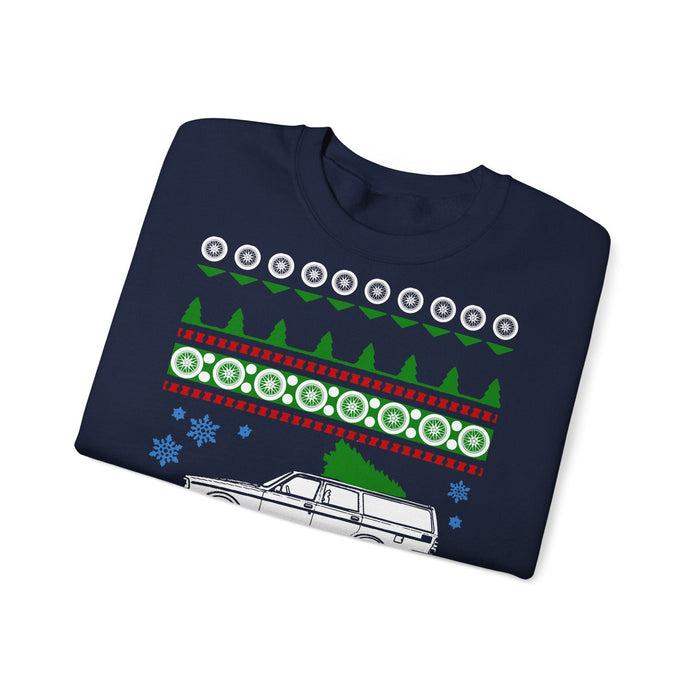 Swedish Wagon 245 Old School Ugly Christmas "Sweater" Sweatshirt for European Customers ONLY--This item prints and ships from within Europe