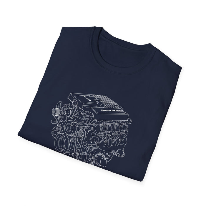 LSA Engine Blueprint t-shirt for Canadian Customers ONLY (prints and ships from Canada)