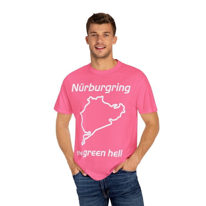 Comfort Colors Nurburgring The Green Hell "Die Grune Holle" Track Outline T-shirt