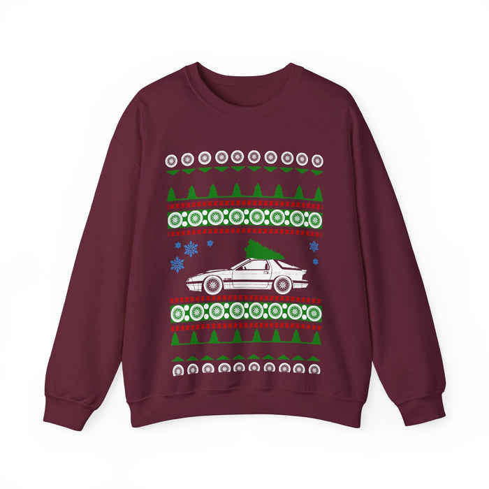 Mazda RX-7 RX7 2nd generation Ugly Christmas Sweater For Australian and New Zealand Customers ONLY---Prints in AUS