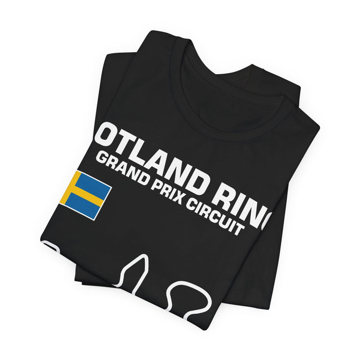 Gotland Ring Sweden Circuit Track Outline for Australian and NZ customers only---this prints and ships from Australia
