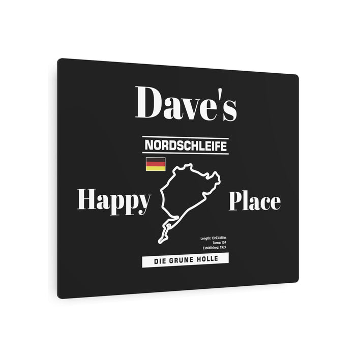 Personalized Nurburgring Nordschleife Happy Place Garage Sign