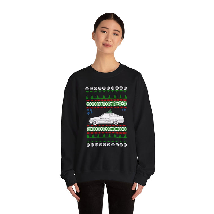AE86 Hatchback Ugly Christmas Sweater Sweatshirt for UK customers ONLY--item prints and ships from within the UK