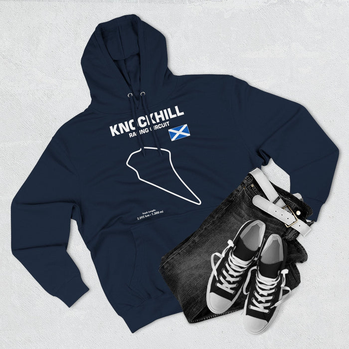 Knockhill Racing Circuit Track Outline Hoodie for UK customers ONLY (Prints and ships from within the UK)