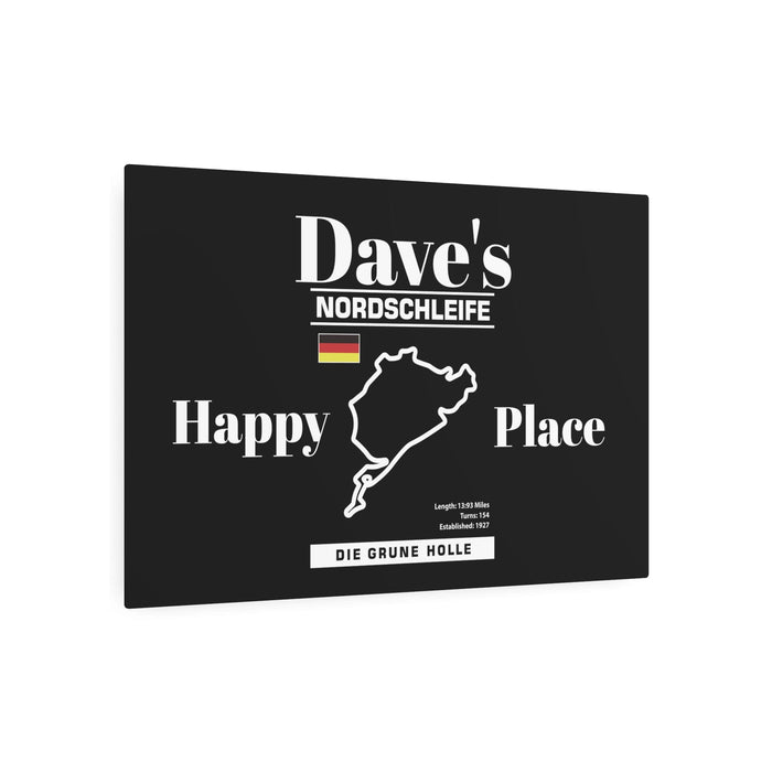 Personalized Nurburgring Nordschleife Happy Place Garage Sign
