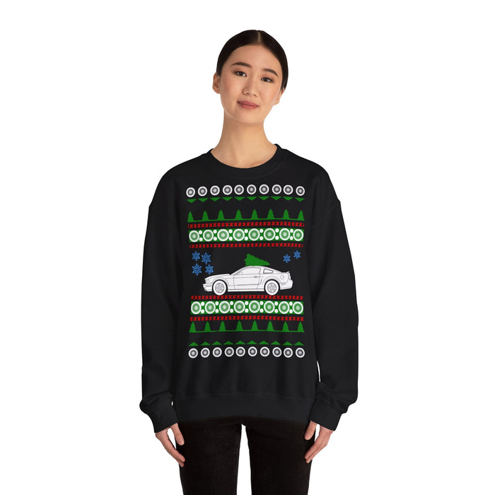 2011 5th Gen Mustang Ugly Christmas Sweater Sweatshirt for European Customers ONLY--Prints and ships from Europe