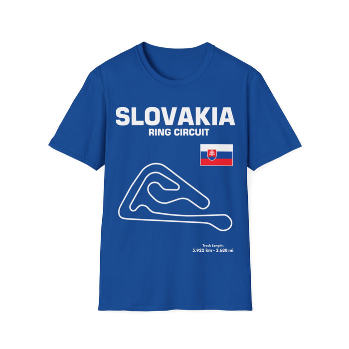 Slovakia Ring Circuit Track Outline for customers in the UK only--Prints and ships from within the UK
