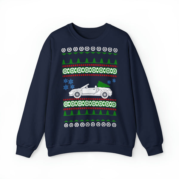European Customers only- Toyota MR2 Spyder Ugly Christmas Sweater--prints in Europe