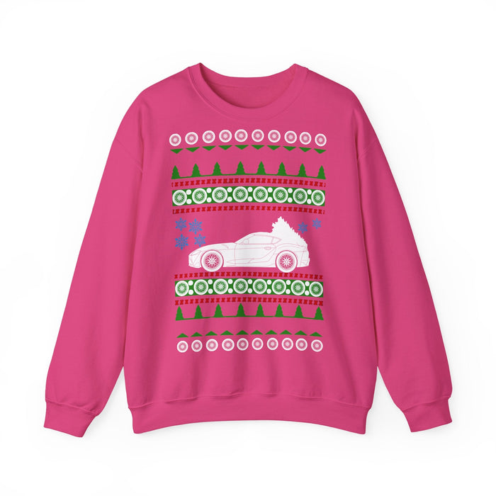 Toyota Supra MK5 Ugly Christmas Sweater Jumper for European Customers ONLY---This item prints and ships from within Europe