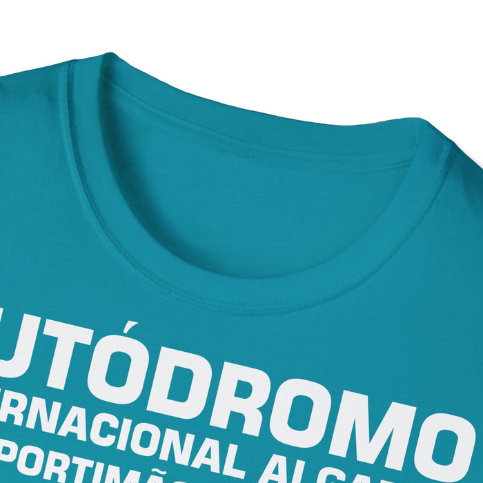 Track Outline Autodromo Internacional Algarve Portimao T-shirt for European Customers ONLY--Prints and ships from within Europe