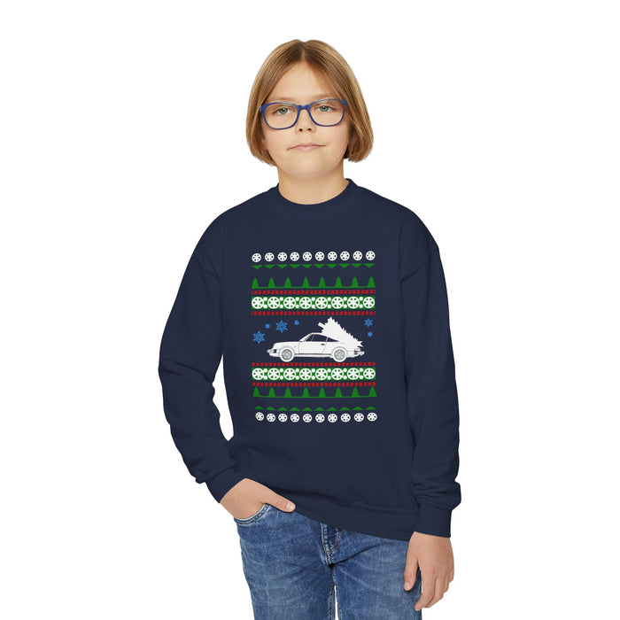 Youth 911 930 Turbo Ugly Christmas Sweater Sweatshirt