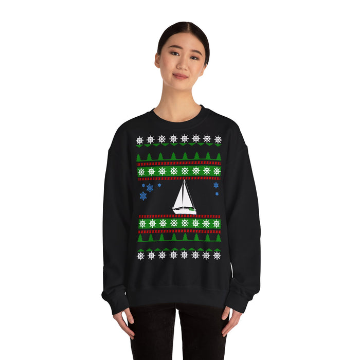 Sail Boat ugly christmas sweater jumper for European Customers ONLY (prints and ships from Germany)