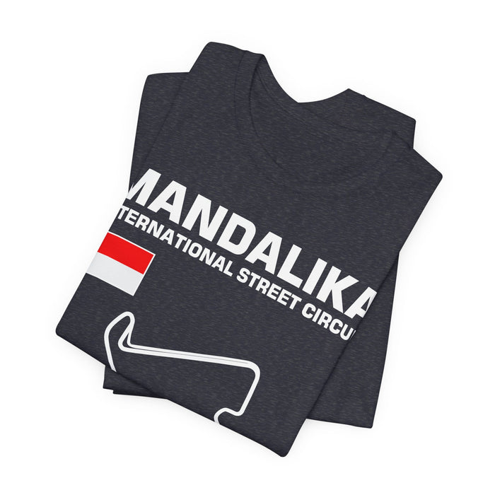 Mandalika International Street Circuit Track Outline T-shirt for European Customers ONLY-- this item prints and ships from within Europe