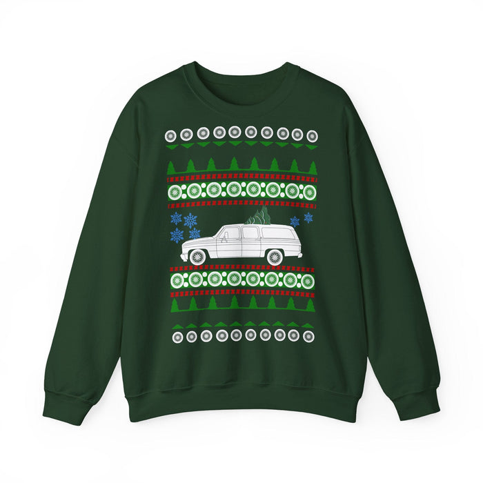 7th Gen Suburban Ugly Christmas Sweater For European Customers ONLY---Prints and ships from within  Europe