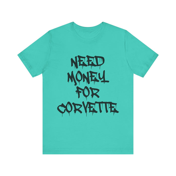 Need Money for Corvette T-shirt for European Customers ONLY--Prints and ships from within Europe