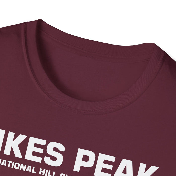 Track Outline Pike's Peak Hill Climb T-shirt (for European Customers ONLY--This product prints and ships from within Germany)