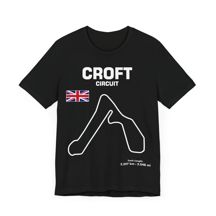 Track Outline Series Croft Circuit for UK customers ONLY (prints and ships from within the UK)