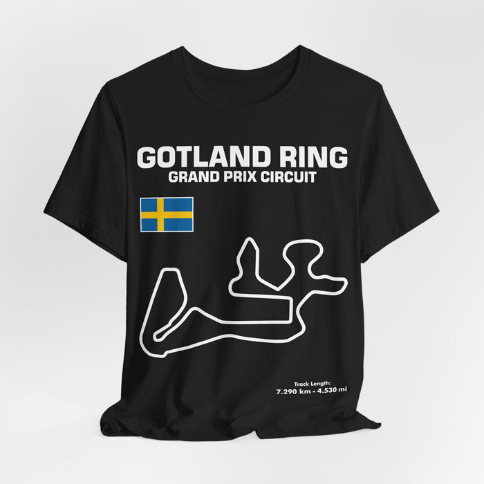Gotland Ring Sweden Circuit Track Outline for Australian and NZ customers only---this prints and ships from Australia
