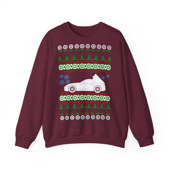 Toyota Supra MK5 Ugly Christmas Sweater Jumper for European Customers ONLY---This item prints and ships from within Europe