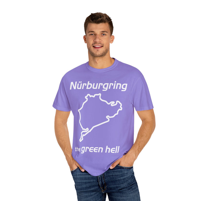 Comfort Colors Nurburgring The Green Hell "Die Grune Holle" Track Outline T-shirt