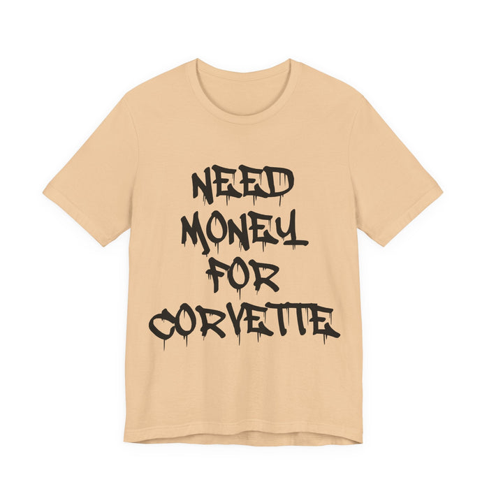 Need Money for Corvette T-shirt for European Customers ONLY--Prints and ships from within Europe