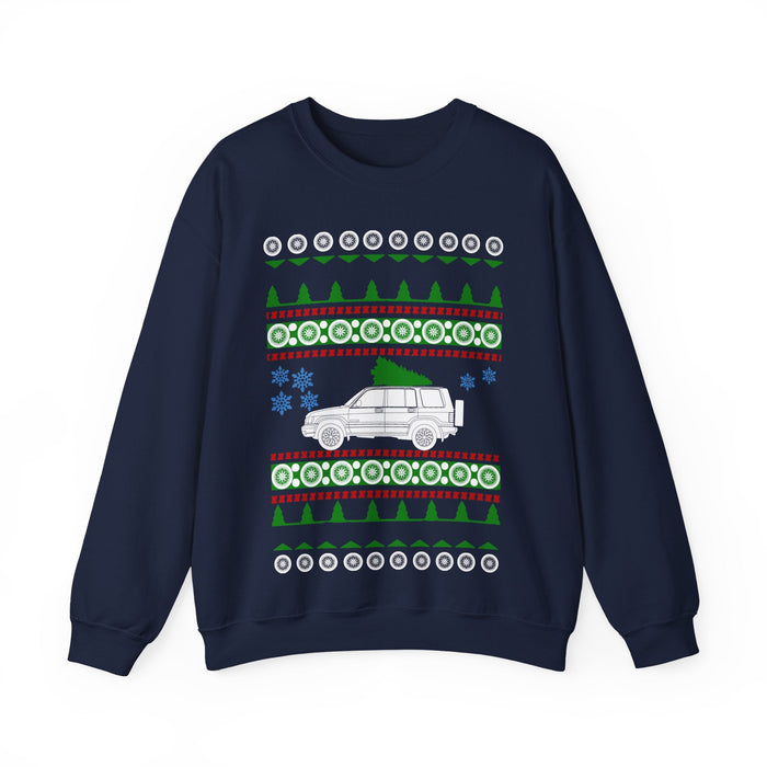Isuzu Trooper Ugly Christmas Sweater Sweatshirt for customers in the UK only as this prints and ships from the UK