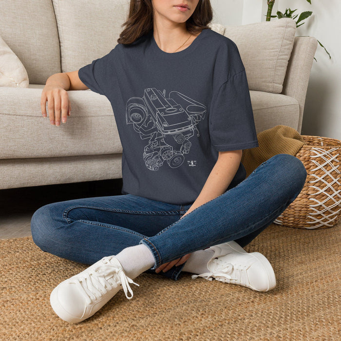 Barra Engine Outline T-shirt for Australian and New Zealand Customers ONLY---This shirts prints and ships from Australia