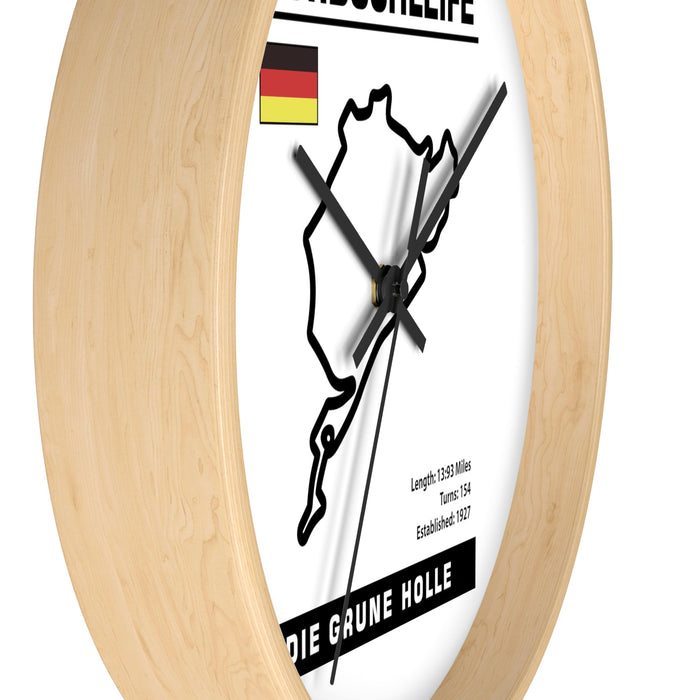 Die Grune Holle Nordschleife Nurburgring Wall Clock