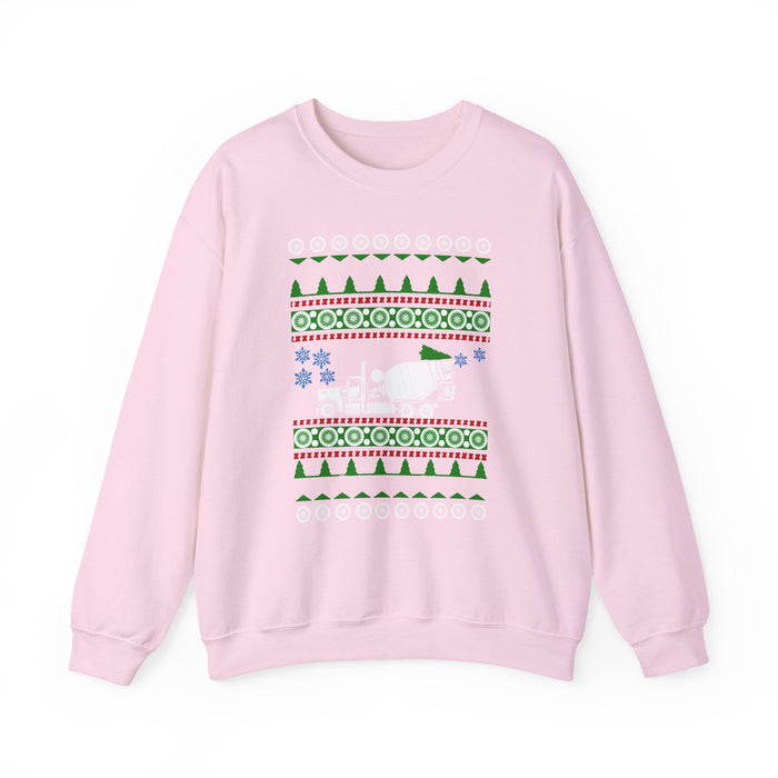 Cement Mixer Truck Ugly Christmas Sweater For Canadian Customers ONLY---Prints and ships from within Canada--more colors