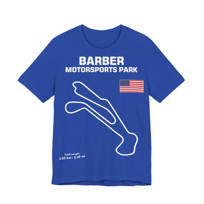 Barber Motorsports Park Track Outline Shirt for UK customers ONLY--Prints and ships from within the UK