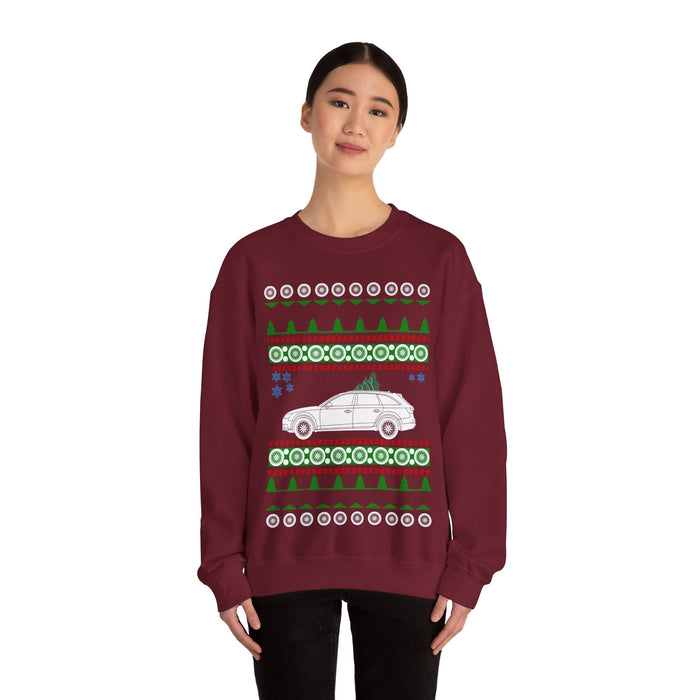 German Wagon like a 2017 A4 Allroad Ugly Christmas Sweater for UK Customers ONLY--Will print and ship from within the UK