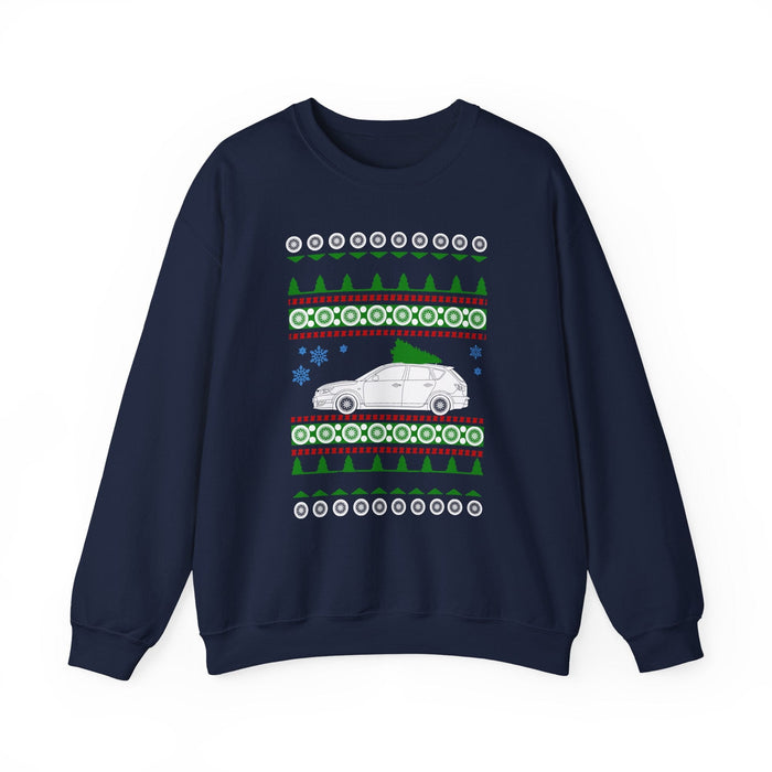 2007 MazdaSpeed 3 Ugly Christmas Sweater for Canadian Customers ONLY--Prints and ships from within Canada