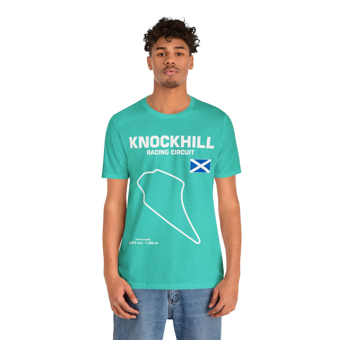 Track Outline Series Knockhill Racing Circuit for UK customers only---Prints and ships from within the UK