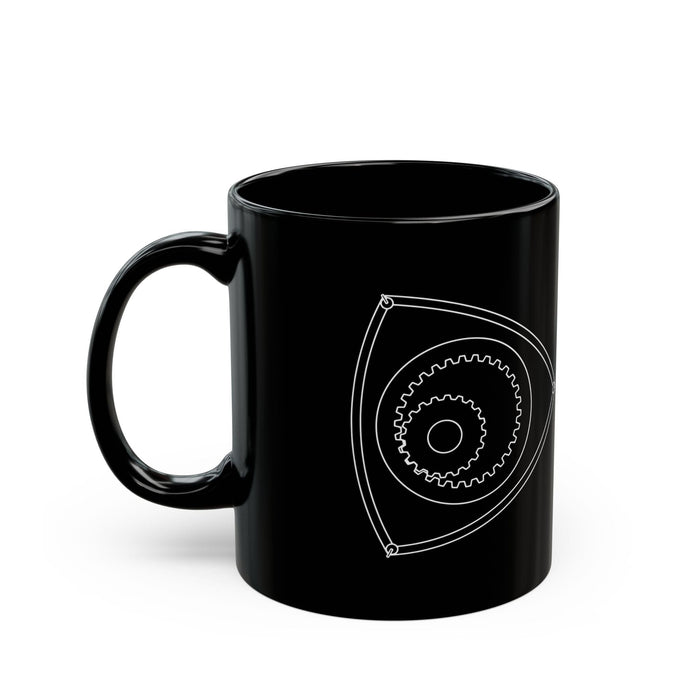 Rotary Engine 11 ounce coffee mug for European Customers ONLY--Prints and ships from within Europe