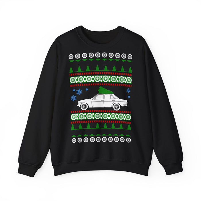 German Sedan like a 300D Diesel Ugly Christmas Sweater for European Customers ONLY---Prints and ships from Germany