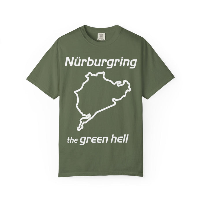 Comfort Colors Nurburgring The Green Hell "Die Grune Holle" Track Outline T-shirt