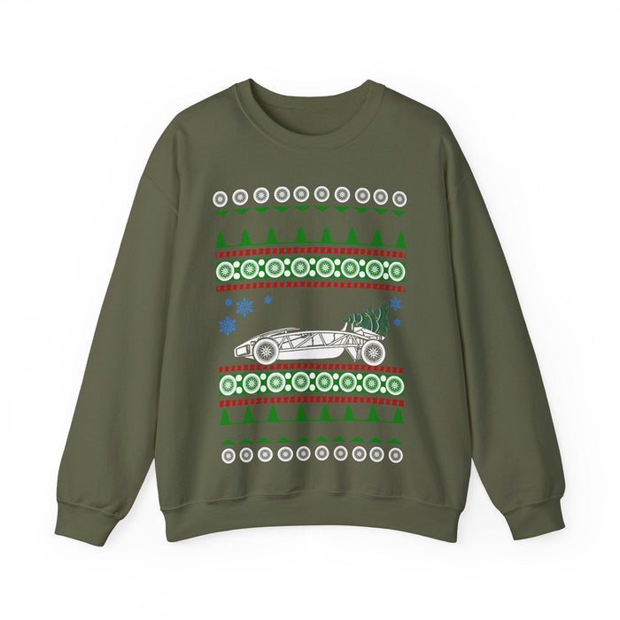 Ariel Atom style ugly christmas sweater jumper for UK customers only---this item prints and ships from within the UK