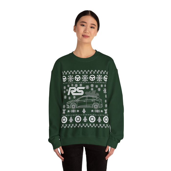 Focus RS 2018+ Ugly christmas Sweater for UK customers ONLY---Prints and ships from within the UK