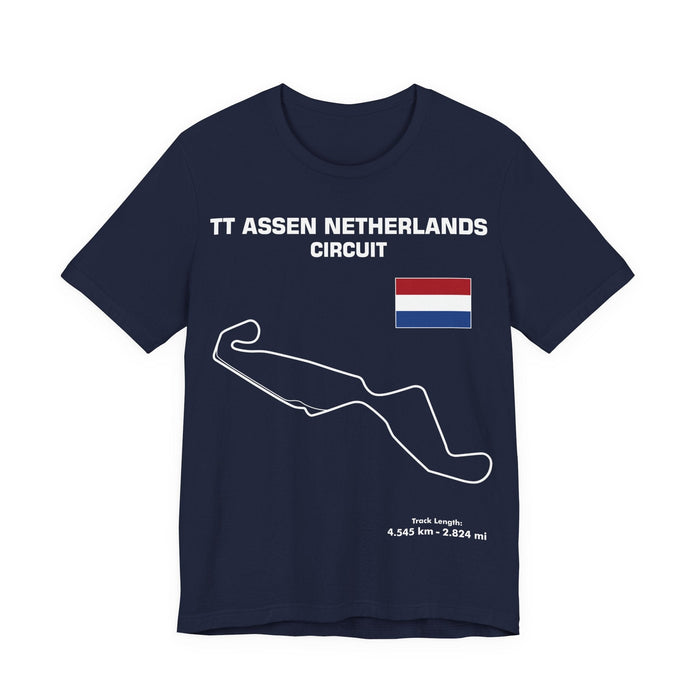 TT Circuit Assen Track Outline for UK customers ONLY---Item prints and ships from within the UK