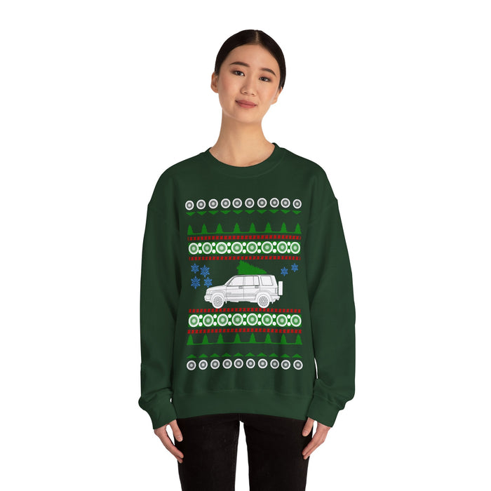 Isuzu Trooper Ugly Christmas Sweater Sweatshirt for customers in the UK only as this prints and ships from the UK