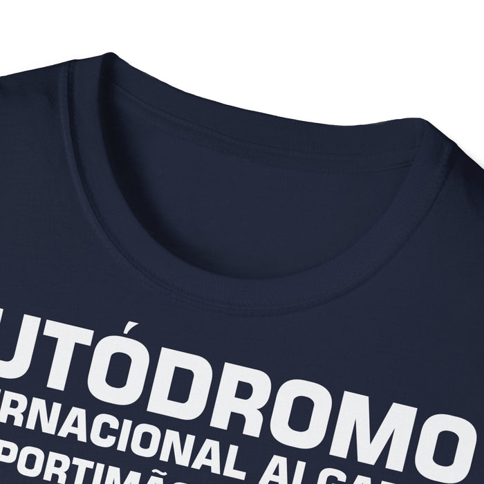 Track Outline Autodromo Internacional Algarve Portimao T-shirt for European Customers ONLY--Prints and ships from within Europe