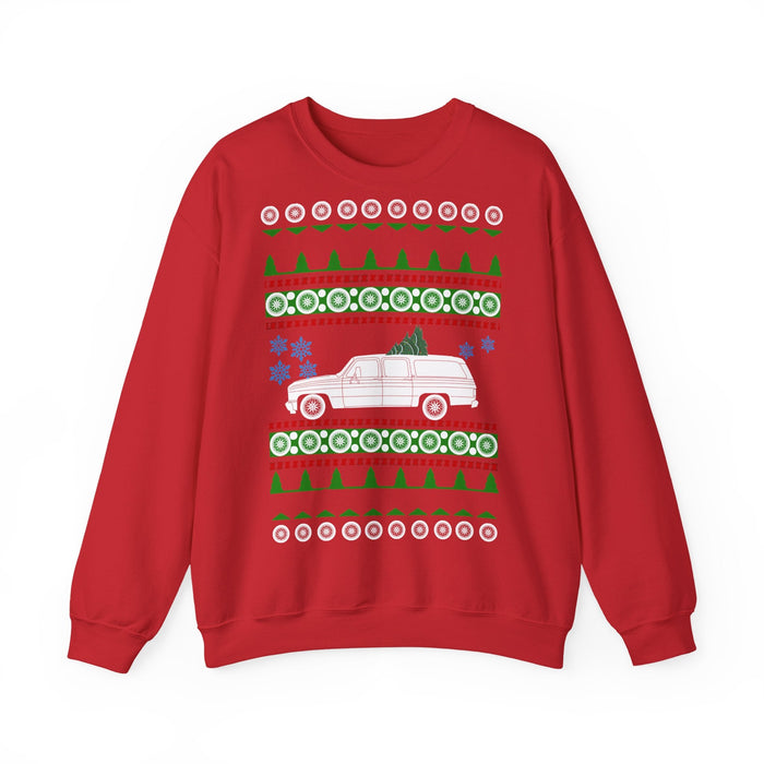 7th Gen Suburban Ugly Christmas Sweater For European Customers ONLY---Prints and ships from within  Europe
