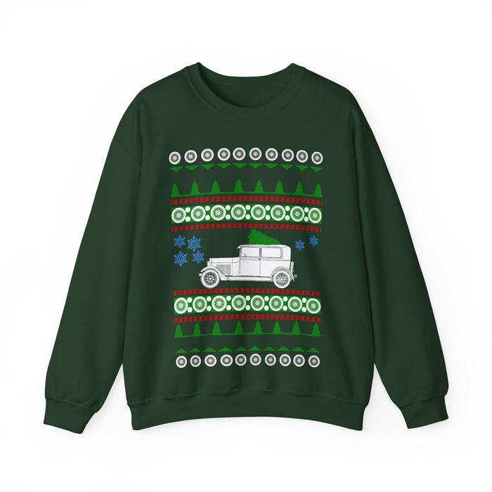 Ford Model A Ugly Christmas Sweater Sweatshirt Jumper for European Customers ONLY--This will print and ship from within Europe