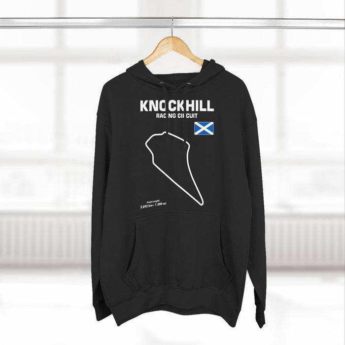 Knockhill Racing Circuit Track Outline Hoodie for UK customers ONLY (Prints and ships from within the UK)
